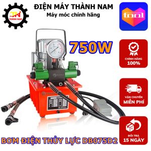 Bơm Điện Thủy Lực DB150D2 - Công Suất 1500W - 2 Vòi Van Từ - Bình Dầu 30L