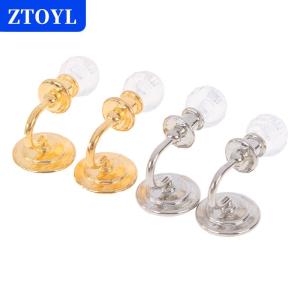 [COD]🔥🔥🔥ZTOYL 1Pair 1:12 Dollhouse Miniature Crystal Wall Light Lamp Model Doll House Decor