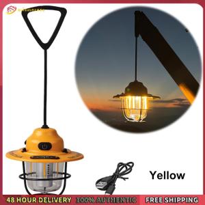Winnereco LED Retro Small Droplight USB Charging Tent Atmosphere Lamp 1200mAh Portable Camping Lantern for Camping Hiking Fishing