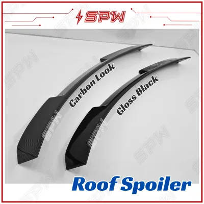 Proton Saga MC3 Facelift Saga (2025-2026) PSM Ducktail Spoiler Rear Spoiler ABS Material Wing Lip Top Spoiler Duck Tail Exterior Accessories Gloss black paint Carbon Fiber Water Transfer Dip
