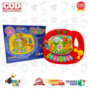 MAINAN ANAK PIANO FARM ANIMAL SUARA HEWAN PETERNAKAN MUSIK LUCU LAMPU