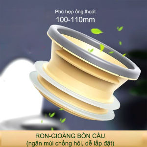 Gioăng (Ron) chống hôi bồn cầu thế hệ mới dễ dàng lắp đặt không cần keo ngăn mùi