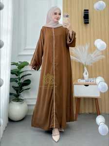 Abaya Polos Basic Lis Abaya Yamani syari Umroh Bahan Adem Nyaman Termurah Terlaris dan BISA COD