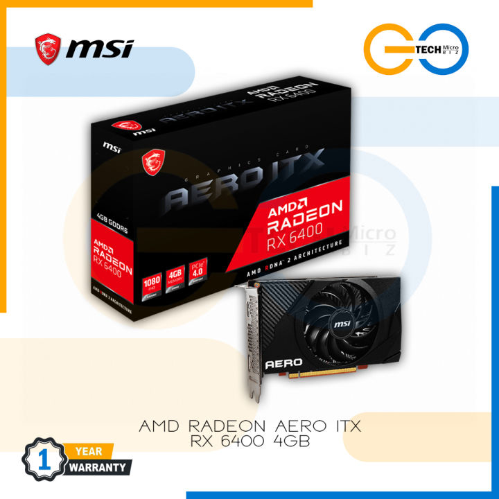 MSI Radeon RX 6400 AERO ITX 4G（Radeon RX 6400 AERO ITX 4G）