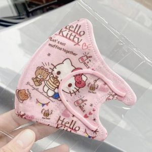 🔥Individual Package🔥 50pcs Kids Cartoon Disposable Face Mask BFE 99% 3D / KF94 / KN95 Frozen Princess Mask 3D Anna/Aisha Mask Cartoon Children Mask 3D Kid Mask ♥ Princess Series ♥