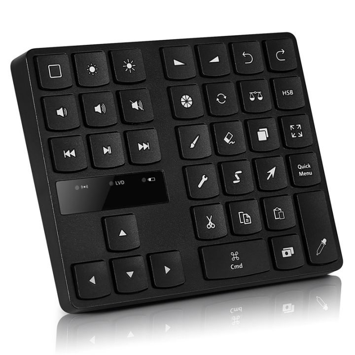 Bluetooth Drawing Keypad Drawing Keyboard 35 Keys Rechargeable Wireless ...