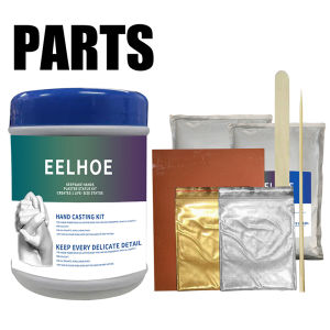 YESPERY DIY Hand & Foot Print Plaster Mold Set Couple Friends Anniversary Gift Handprint Keepsake Baby Growth Memorial