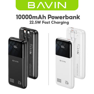 BAVIN PC1170 10000mAh / PC1171 20000mAh 22.5W Fast Charging Powerbank w/ LED Display & Dual Cables for Smartphones