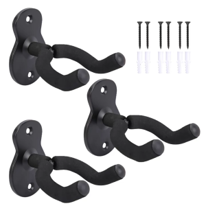 Guitar Wall Mount Rack Guitar Wall Hanger Hook Bracket Holder Display Stand with Mounting Screws for Guitar Ukuleles