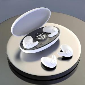 Fon Telinga Wayarles Ultra Nipis untuk Tidur - Bunyi Definisi Tinggi Hayat Bateri yang Panjang Bateri Litium Boleh Dicas semula Sesuai untuk Mendengar Muzik dan Membuat Panggilan Zweicx
