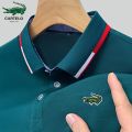 Large Size Embroidery for Men Short-sleeve Business Polo Shirt. 