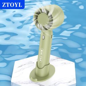 [COD] ZTOYL พัดลมชาร์จมือถือแบบพกพาที่วางโทรศัพท์มือถือพัดลมขนาดเล็กสำหรับหอพักนักเรียนอุปกรณ์ทำความเย็นในฤดูร้อนพัดลมมือถือขนาดเล็กกลางแจ้ง