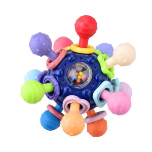 ZEEMIN Montessori Toys Baby 0 12 Months Rattles Grasping Ball Infant Silicone Teethers Toy Sensory Activity Development Toys for Babies