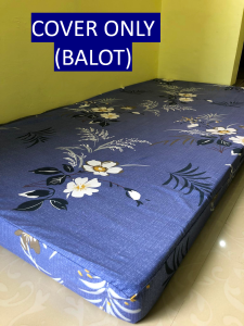 2 Inches Foam Cover with Long Zipper - Semicotton (Random design/color) AFFORDABLE