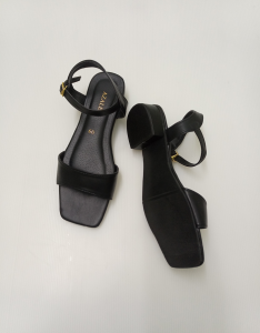 Azalea Duty Sandals - 1 inch heel sandals Square Design