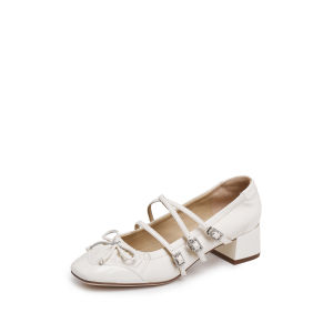 Staccato Mary Jane Pump Shoes รองเท้าแมรี่เจน 2"รองเท้าส้นสูงหนา S5650