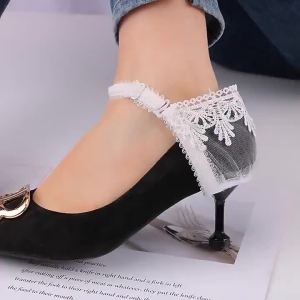 [Free Shipping] High-Heeled Shoes Lace-Up Straps To Secure Shoes Prevent Heel Slippage And Adjust The Length Of Shoelaces