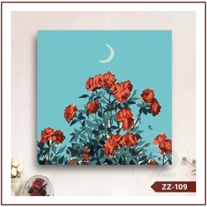20*20cm Digital Oil Painting Oil Painting With Frame Art Craft Set For Kid DIY Paint