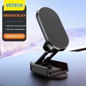[Vktech] Magnetic Mobile Cellphone Mount Foldable Universal Mobile Phone Mount Support Zinc Alloy Anti Slip 360 Rotatable for Kitchen Nightstand