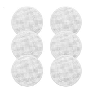 6Pcs Drain Hair Catchers AntiClogging Mesh Covers Bathroom Shower Drain Hair Cover for Shower Sink and Bathtubs
