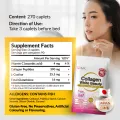[2 Packs] AFC Collagen White Beauty Skin Supplement - Whitening for Fair & Bright Face Lighten Dark Spots Acne Scars Pigmentation with Glutathione + Vitamin C + L Cystine • Made in Japan • 270 Caplets (Suitable for All Skin Types). 