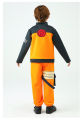 Children Uzumaki Cosplay Costume Kids Boy Naruto Orange Uniform Sets Anime Ninja Character Role Playing Clothes[No Headband]. 