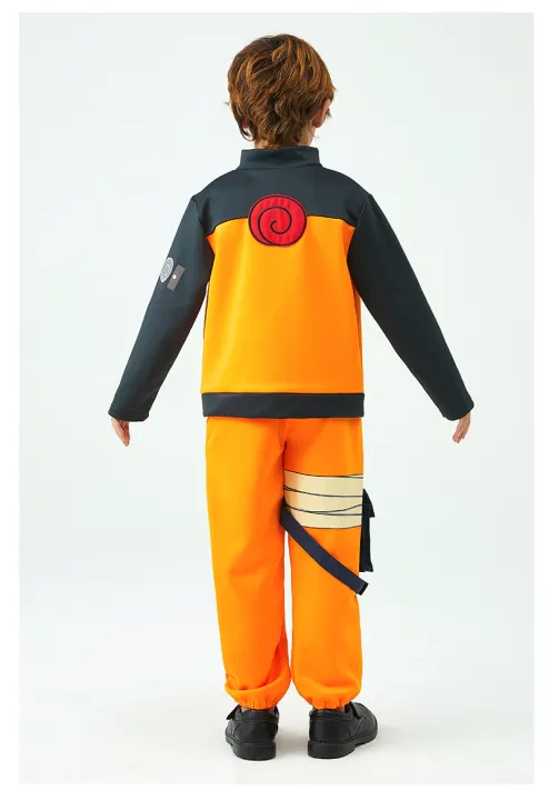 Children%20Uzumaki%20Cosplay%20Costume%20Kids%20Boy%20Naruto%20Orange%20Uniform%20Sets%20Anime%20Ninja%20Character%20Role%20Playing%20Clothes%5BNo%20Headband%5D%20-%20Image%203
