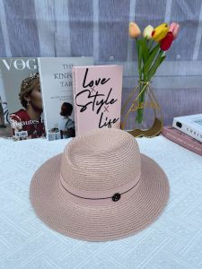 หมวกปานามา คาดผ้า ติดตัวM ใส่ได้ทั้งชายและหญิง [รหัสสินค้า B098] สินค้าพร้อมส่งจากไทย