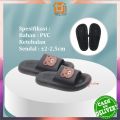 OFM-S59 Sandal Wanita Motif Beruang Anti Slip Nyaman Empuk / Sandal Rumah Slip-On / Sendal Bear. 