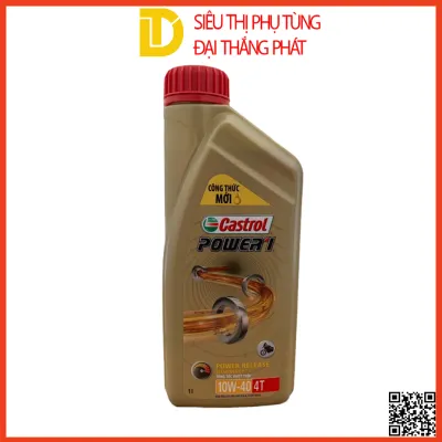 Dầu nhớt xe số Castrol Power 1 10W40 4T chính hãng - dầu nhớt 4T xe số xe côn tay Exciter Winner Wave Dream.....