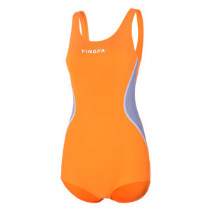 Yingfa ชุดว่ายน้ำชุดว่ายน้ำมืออาชีพสำหรับผู้หญิงชุดว่ายน้ำแนวสปอร์ตฝึกคลุมหน้าท้องและกระชับสัดส่วนหนึ่งชิ้นใหม่