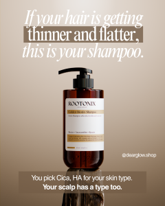 Rootonix Korean Scalp Shampoo | 6 Types | Hair Loss Oily Dry Dandruff Sensitive | 500ml