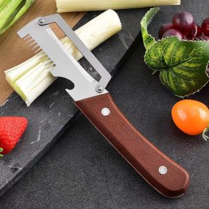 Runenbaoluo đa chức năng dụng cụ cắt lát hành với Peeler và cái mở nắp chai cho sử dụng nhà bếp