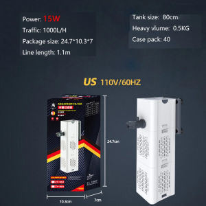 4 in 1 Wave Maker Filtration Aquarium Filter Air Pump Silent Fish Tank Submersible Air Oxygen Increase Internal Powerhead Pump