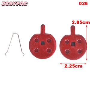 JCSYFAC 1 Cặp Má Phanh Đĩa kim loại sợi đồng đạp xe đạp leo núi Phụ Kiện Xe Đạp