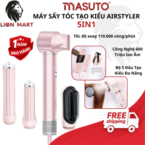 Máy Sấy Tạo Kiểu Tóc Masuto Air Styler 5in1 - Công Nghệ 600 Triệu Ion Âm Động Cơ BLDC 110.000 Vòng/Phút 5 Đầu Tạo Kiểu