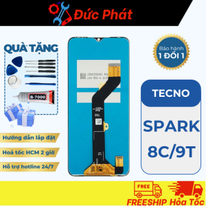 Màn hình THAY THẾ TECNO SPARK 8C/ 9T (tặng kèm keo dán bộ sửa)