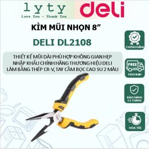 KÌM NHỌN 8 INCH DELI DL2108. ĐẸP- BỀN- TIỆN DỤNG