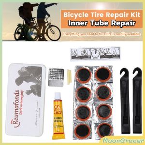 M.Grocer  Bike Inner Tube Repair Kit Bicycle Tube Patch Kits with Portable Storage Box