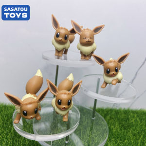Pokemon action figures Eevvee family Umbreon Espeon Sylveon Glaceon Leafeon Vaporeon Jolteon Flareon Pokemon model pokemon toys moncolle C101 birthday gift