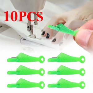 NEXTYOO 10pcs Mini Dụng cụ luồn tự động Đơn giản Tự làm Dụng cụ luồn máy may Thiết bị thay đổi nhanh Dụng cụ luồn tự động nhanh chóng