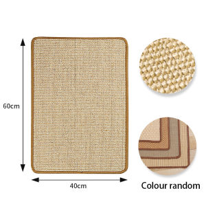 Cat sisal scratcher mat cushion durable anti-scratch mat for furniture protect