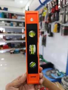 Top Max Magnet Mini Level Meter Portable 9 Inch untuk Pemasangan dan Ukur Suhu