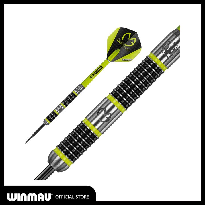 MvG Design Aspire 80% Tungsten Steel Tip Darts - Michael Van Gerwen Professional Set