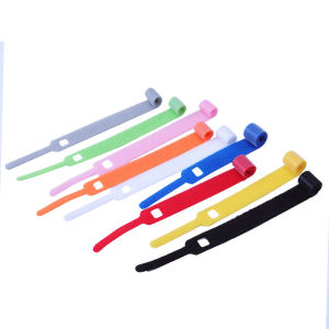 10/30pcs Cord Organizer Keeper Holder Wire Organizer Cable Fastener Cable Velcro Data Cable Strap Cable Management Sleeve for Charging Cable and Headphone (Nylon + PP)