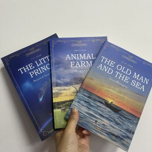 【immediately ship】3Books/set The Little Prince/The Old Man and Sea/Animal Farm English Original Novel Reading Classic World Famous Books for Kids English Learning