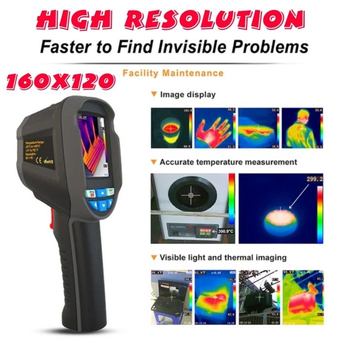 Thermal Camera / Imager Kamera imaging Termometer Suhu Panas night mi ...