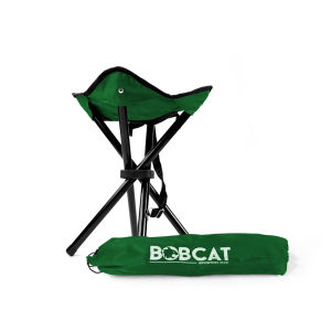 RAGON Bobcat Compact Portable Folding Outdoor 4-Leg Chair with Drawstring Carry Bag