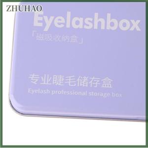 ZHUHAO Single Layer Lash Extension Display Box Pallet Storage Box For Individual Suspended Magnetic Sheets Eyelash Protection Box