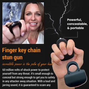 💕Mini portable💕Finger keychain stun